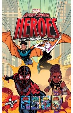 Poza produsului Marvel After-School Heroes Ultimate Adventure Collection!: Miles Morales Untangles a Web; Ghost-Spider's Unbreakable Mission; Shuri Takes Control; Rep - Terrance Crawford