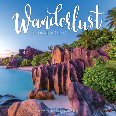 Wanderlust 2026 7 X 7 Mini Wall Calendar -