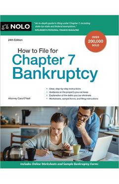 Poza produsului How to File for Chapter 7 Bankruptcy - Cara O'neill