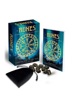Poza produsului Runes: Interpret the Magic of the Symbols: Includes a 128-Page Book, 25 Rune Tiles and a Velvet Bag - Andrew Mckay