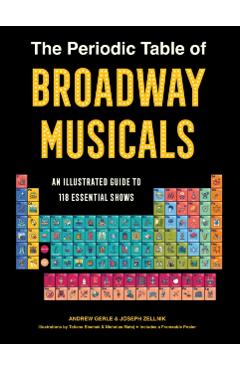 Poza produsului The Periodic Table of Broadway Musicals: An Illustrated Guide to 118 Essential Shows - Andrew Gerle
