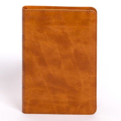 CSB Personal Size Bible, Saddle Leathertouch -