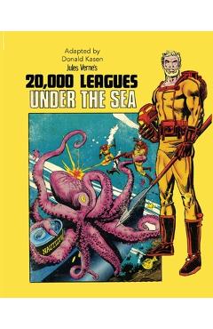 Coperta cărții '20,000 Leagues Under the Sea - Jules Verne'