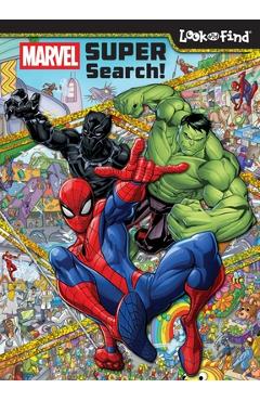 Coperta cărții 'Marvel: Super Search! Look and Find -'