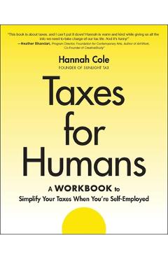 Poza produsului Taxes for Humans Workbook - Hannah Cole