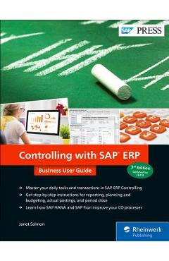 Coperta cărții 'Controlling with SAP Erp: Business User Guide - Janet Salmon'