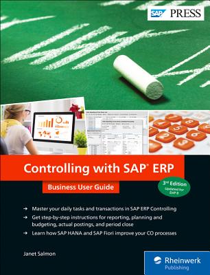 Coperta cărții 'Controlling with SAP Erp: Business User Guide - Janet Salmon'