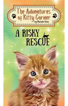 Coperta cărții 'A Risky Rescue: The Adventures of Kitty Corner Book 1 - Natalie Knox'