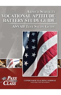 Coperta cărții 'Armed Services Vocational Aptitude Battery Study Guide - ASVAB Test Study Guide -'