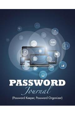 Coperta cărții 'Password Journal (Password Keeper, Password Organizer) -'