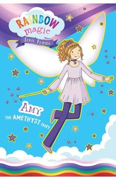 Poza produsului Rainbow Magic Jewel Fairies #5: Amy the Amethyst Fairy - Daisy Meadows