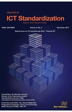 Coperta cărții 'Journal of ICT Standardization 2-2: ITU Kaleidoscope 2014: 3Towards 5G² - Malcolm Johnson'