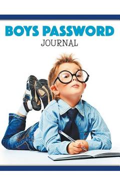Coperta cărții 'Boys Password Journal -'