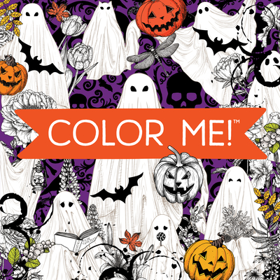 Color Me! Halloween (Spooky Images of Witches, Ghosts, Haunted Houses, and More - With Quotes!) (Keepsake Coloring Books) - 