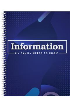 Poza produsului Information My Family Needs to Know Organizer (Blue): Volume 2 - 