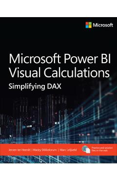 Coperta cărții 'Microsoft Power Bi Visual Calculations: Simplifying Dax - Jeroen Ter Heerdt'