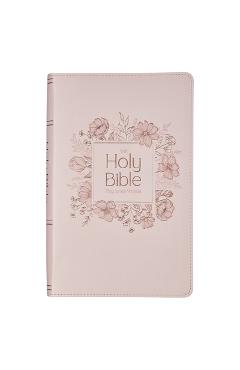 Coperta cărții 'KJV Bible Giant Print Standard-Size Faux Leather, Pink -'