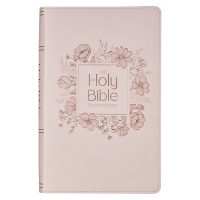 KJV Bible Giant Print Standard-Size Faux Leather, Pink -