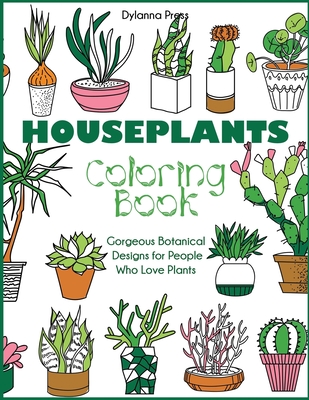 Houseplants Coloring Book - 