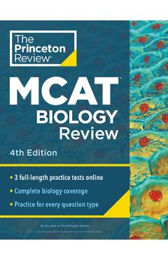 Poza produsului Princeton Review MCAT Biology Review, 4th Edition: Complete Content Prep + Practice Tests - 