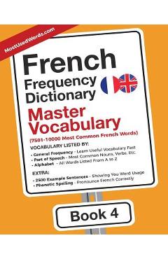 Poza produsului French Frequency Dictionary - Master Vocabulary: 7501-10000 Most Common French Words - 