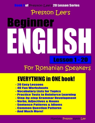 Preston Lee's Beginner English Lesson 1 - 20 For Romanian Speakers - Kevin Lee