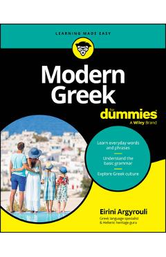 Poza produsului Modern Greek for Dummies - Eirini Argyrouli