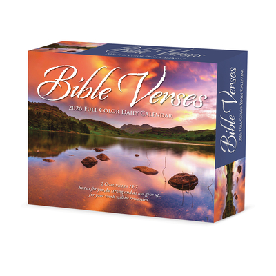 Bible Verses 2026 5.4 X 6.2 Box Calendar -