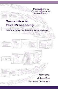 Poza produsului Semantics in Text Processing: Step 2008 Conference Proceedings - Johan Bos