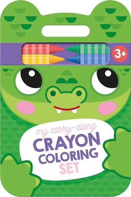 My Carry-Along Crayon Coloring Set: Crocodile & Friends (Ages 3+) -