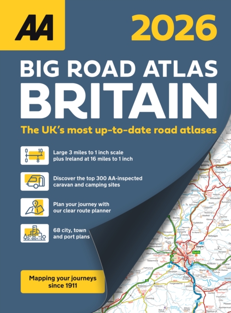 AA Big Road Atlas Britain 2026 Spiral - Aa Publishing