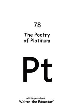 Coperta cărții 'The Poetry of Platinum -'