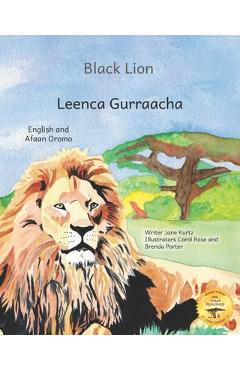 Coperta cărții 'Black Lion: An Ethiopia Treasure in English and Afaan Oromo -'