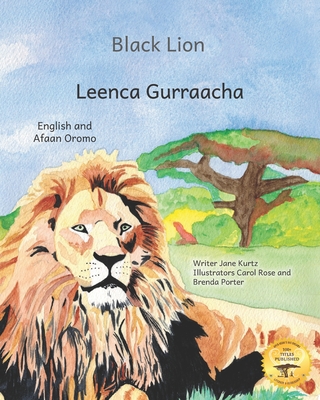 Coperta cărții 'Black Lion: An Ethiopia Treasure in English and Afaan Oromo -'