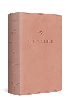 Coperta cărții 'ESV Large Print Personal Size Bible, Red Letter (Trutone, Blush Rose) -'