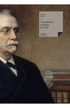 Coperta cărții 'Constitución española de 1876 - Autores Varios'