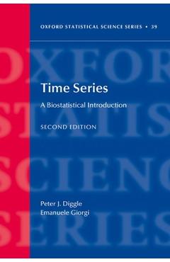Coperta cărții 'Time Series: A Biostatistical Introduction - Peter Diggle'