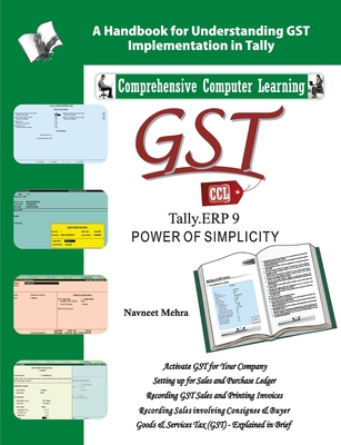 Coperta cărții 'GST Tally ERP9 English - Navneet Mehra'