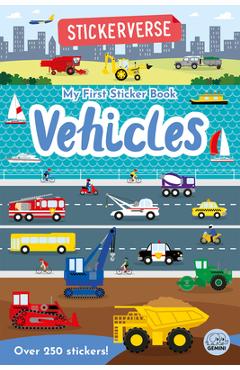 Poza produsului Stickerverse - My First Sticker Book Vehicles - Oakley Graham