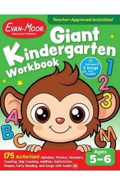 Coperta cărții 'Giant Kindergarten Workbook, Age 5 - 6 -'