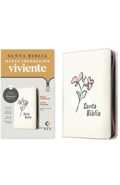 Coperta cărții 'Biblia Compacta Ntv, Letra Gigante de Zíper Con Filament (Sentipiel, Beige, Letra Roja) -'