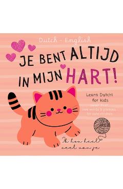 Coperta cărții 'Dutch English First Love Words & Phrases Animals for Children, Learn Dutch for Kids: Dutch Language Learning for'