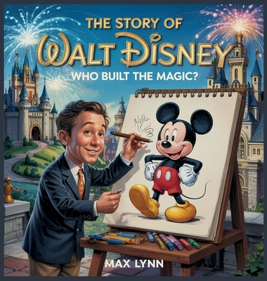 Coperta cărții 'The Story of Walt Disney: Who Built the Magic? - Max Lynn'