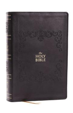Coperta cărții 'KJV Holy Bible: Personal Size Giant Print, Black Leathersoft, Red Letter, Comfort Print: King James Version -'