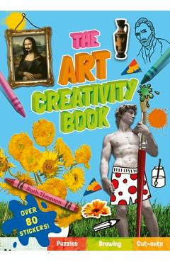 Coperta cărții 'The Art Creativity Book - Ruth Thomson'
