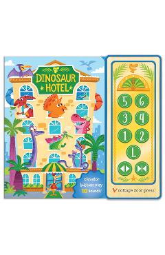 Coperta cărții 'Dinosaur Hotel - Lee Cosgrove'