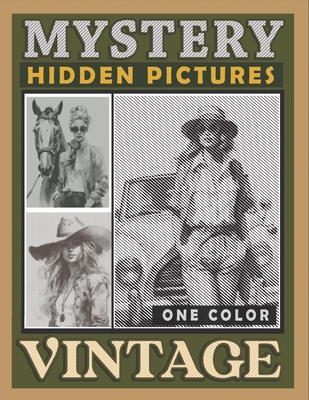 Mystery Dots Lines Spirals Hidden Pictures Vintage: Nostalgize Timeless Beauty with this One Color Coloring Book, Great for Relaxation and Stress Reli - Maximus Prime