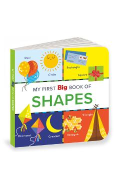 Coperta cărții 'My First Big Book of Shapes: Illustrated Board Book of Shapes for Preschool Kids, Toddlers Book for 1+ [Penguin Early'