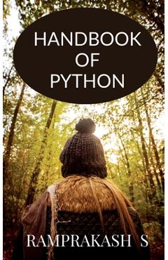 Coperta cărții 'Handbook of Python - Ramprakash S'