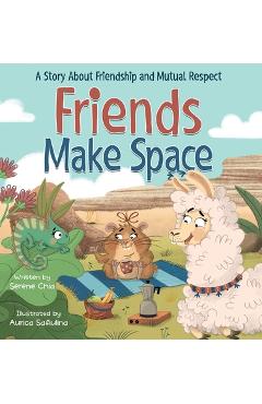 Coperta cărții 'Friends Make Space: An SEL Book About Friendship, Feelings, and Respecting Others - Serene Chia'